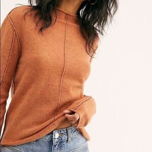 Women’s Free People Save My Love Cashmere Pullover High Neck Sweater